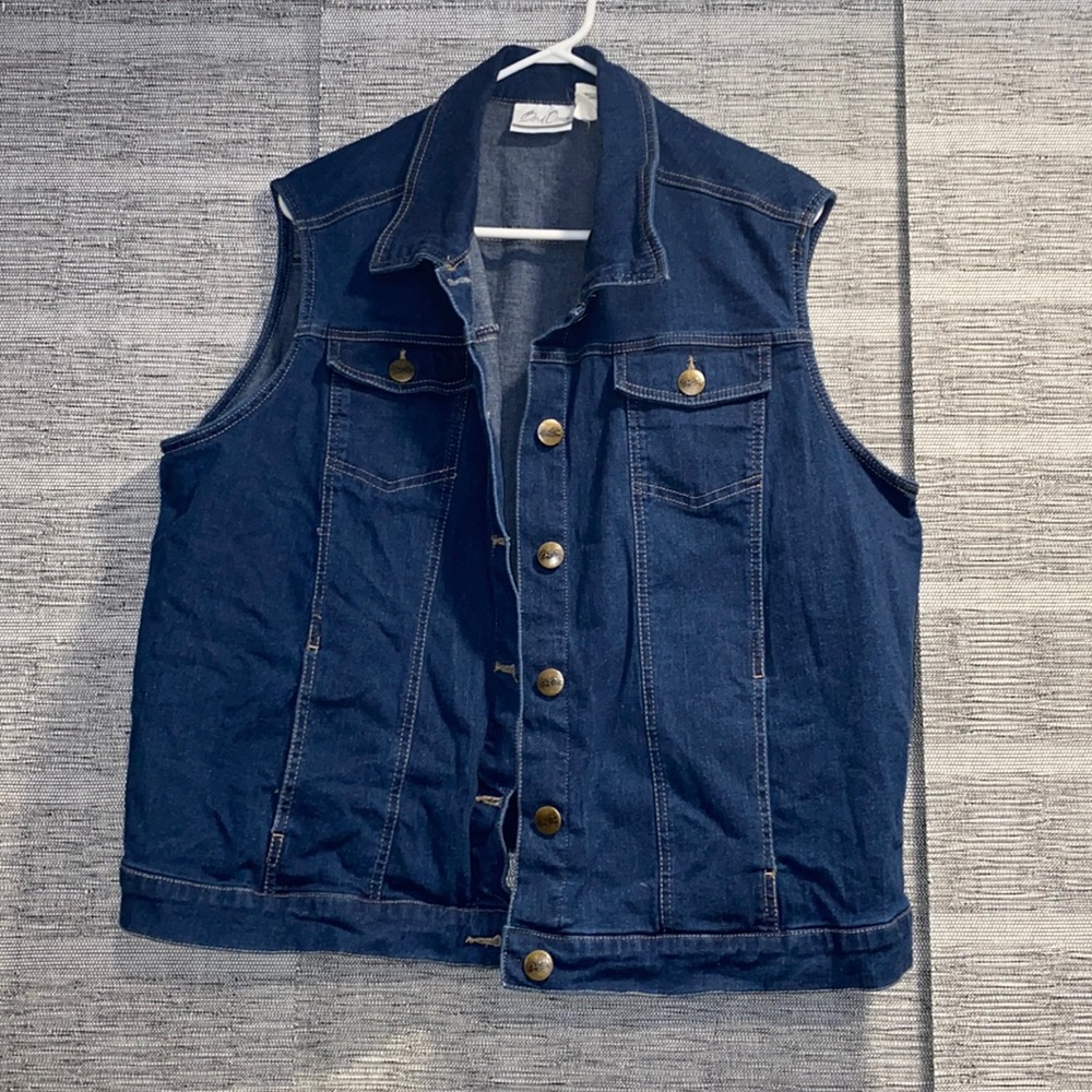 Women’s Plus Size jean vest